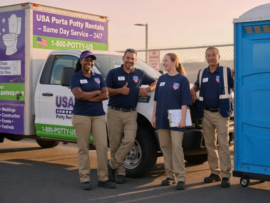 Porta Potty Rental company in Darrow, LA